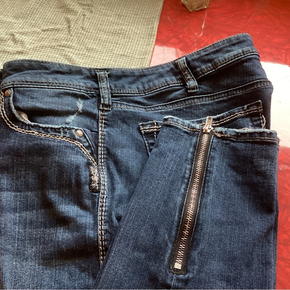 Silver Denim Jeans